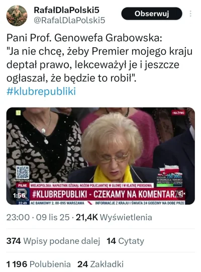splinter96 - aurorytetem pisowców jest komunistyczna sędzina, dawna członiki PZPR - n...