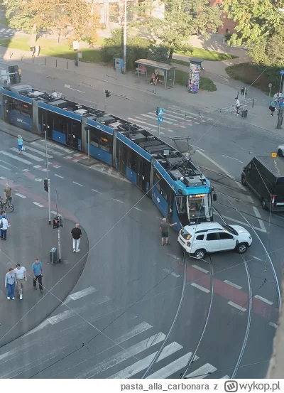 pastaallacarbonara - Dibuła sprzed 2h, chyba zawracał, pogratulować. 

#wroclaw #mpkw...