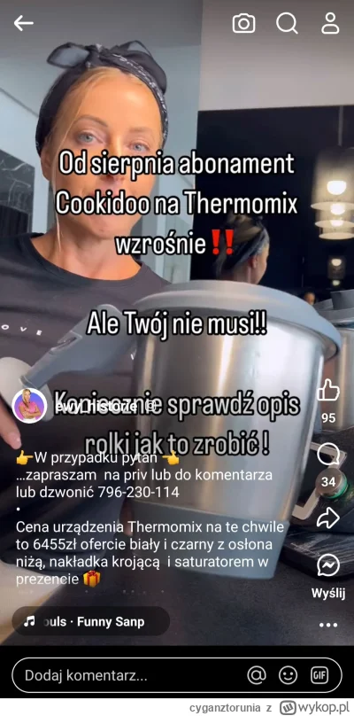 cyganztorunia - #thermomix #beka #heheszki
Bylo pewnie ale teraz do mnie to dotarło. ...