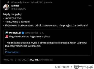 Deathblow - W komentarz ludzi rzucają tylko jakieś domysły półsłówkami, albo powołują...