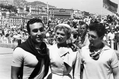 jaxonxst - Styl lat 50. XX wieku podczas Grand Prix Monako 1955. Eugenio Castellotti ...
