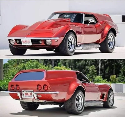 pogop - 1968 Corvette C3 Sportwagon

#samochody #motoryzacja #carboners #ciekawostki