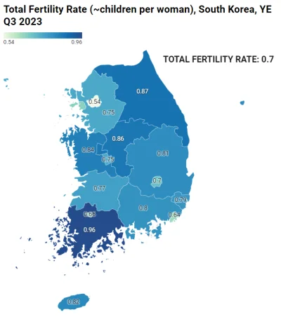 wuwuzela1 - #ekonomia #demografia #statystyki #ciekawostki #korea
Pół dziecka w przel...