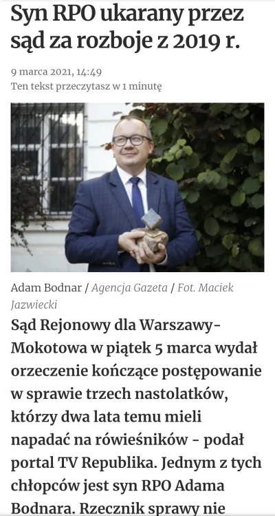 quantum_joe - Syn Bodnara sam był na bakier z prawem. Nikogo może nie zabił, ale rozb...