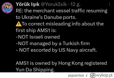 jaguarbuz - Z twittera:
the merchant vessel traffic resuming 
to Ukraine's Danube por...