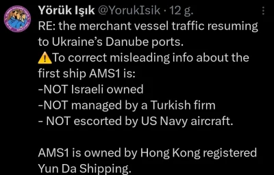 jaguarbuz - Z twittera:
the merchant vessel traffic resuming 
to Ukraine's Danube por...