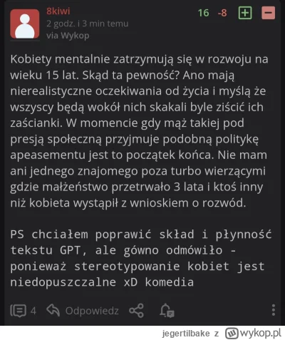 jegertilbake - Kwintesencja bordo przegrywów z głównej tego portalu/ścieku ( ͡° ͜ʖ ͡°...