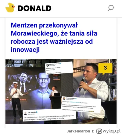 Jarkendarion - Wolny rynek jest dla zarządu. Dla ciebie areczku jest miska ryżu i gos...