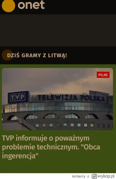 mrbarry - Hooja a nie obca ingerencja. TVP dostało miliardy zł, a nie potrafią ogarną...