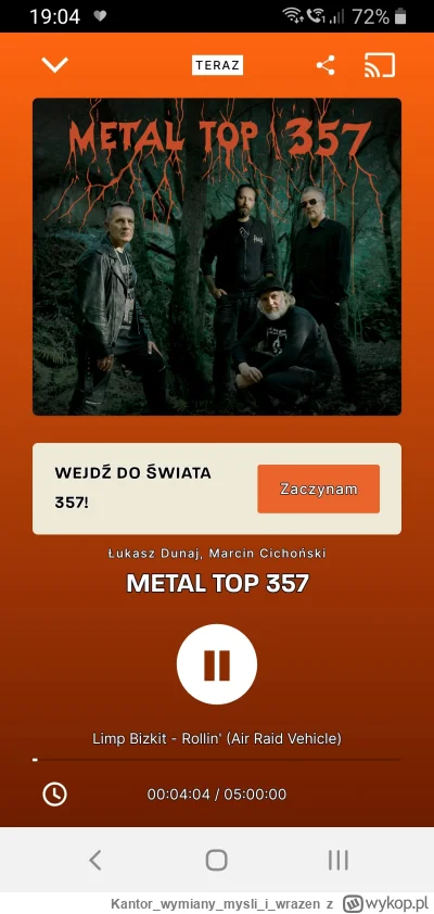 Kantorwymianymysliiwrazen - @whosyourdaddy_snakegirl: 
Top metal lista, w radiu 357 n...