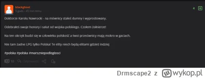 Drmscape2 - Bardzo znamienny jest fakt, że tego typu cringowe teksty wychwalające Naw...