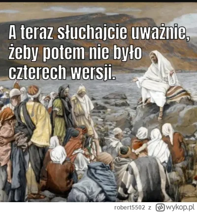 robert5502 - I wysłuchali pana 
I ch/ja zrozumieli 
I majo cztery wersje 
#bekazkatol...