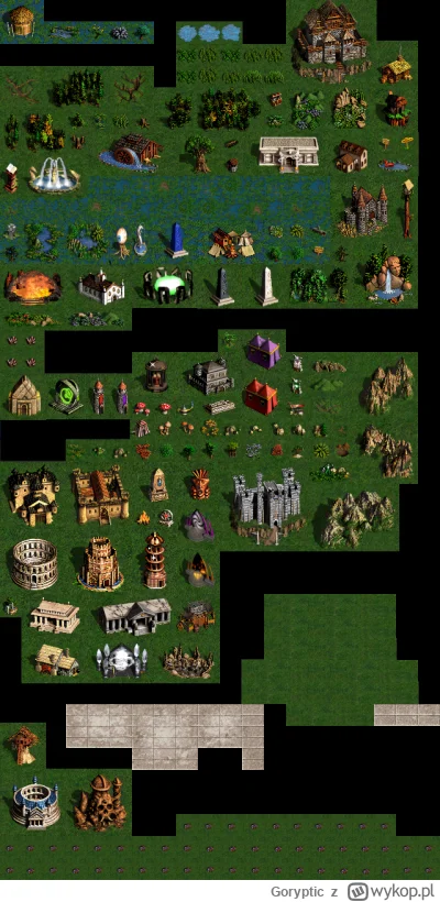 Goryptic - Mirki, ma ktoś sprite'y z Heroes'ów w formie tile mapy? Albo zripowane w j...