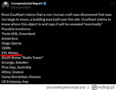 poradnikspeleologiczny - Hej PZL #mielec co tam za #ufo ukrywacie? #nol #szury
https:...