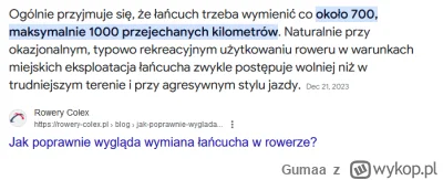 Gumaa - Wy serio wymieniacie łańcuch co 1000km?
Ja wcale dużo nie jeżdżę, może ze dwa...