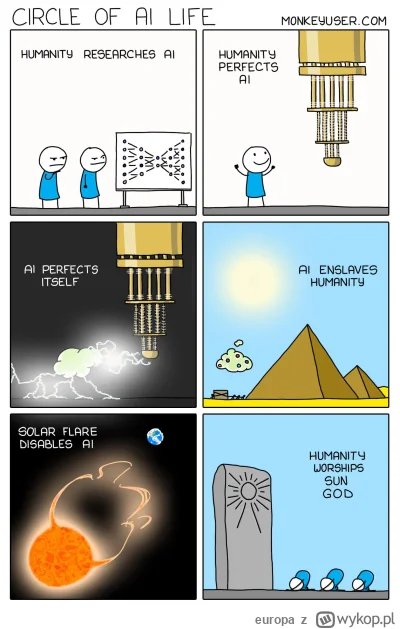 e.....a - @Nadajezpiwnicy: mam dla ciebie złą wiadomość. Świadome roboty też nie będą...