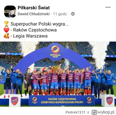 Piotrek7231 - #mecz #superpucharpolski #ekstraklasa 
Szykuje się wyborowy paździeż. (...
