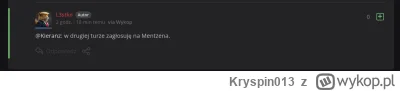 Kryspin013 - @alfonsgajowy: Szymek przesrał, ale tak samo ja się np naczytałem o Ment...