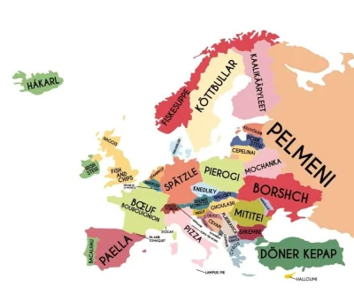 BozenaMal - Najpopularniejsze dania w krajach europejskich.
#ciekawostki #jedzenie #e...