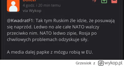 Grzesiok - Ruska propaganda

W poniedziałek Ukraina jest rzucona na pożarcie i pozbaw...