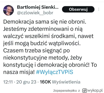 2xpapanalepiku - A miało być demokratycznie i z poszanowaniem konstytucji