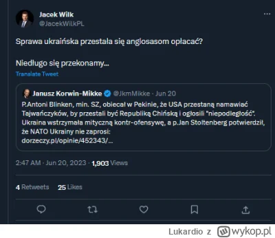 Lukardio - https://twitter.com/JacekWilkPL/status/1670956472212094977

#polska #neuro...