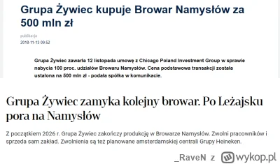 _RaveN - Polsko amerykański styl wykupywania firm, przez większe firmy tylko po to by...
