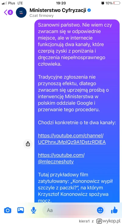 kiera1 - Przed chwilą wysłałem. Każdy powinien dokładać swoje 2 grosze.
#kononowicz #...