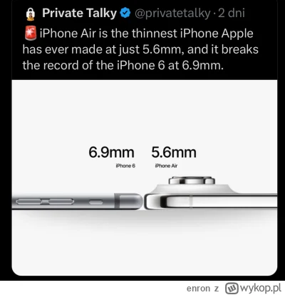 enron - Nowy #iphone tak cieniutki że japiedrole xD
#heheszki