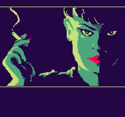Miteora - #pixelart #gif #bladerunner