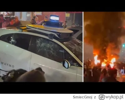 SmiecGnoj - Lider autonomicznej jazdy zostawia innych w pyle, a tu nagle ich auta w p...