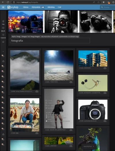 WykopX - Wykop w styczniu 2023 roku usunął funkcję przeglądania zdjęć na tagu (tzw. m...