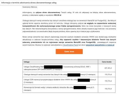 Instynkt - Co się człowiek nie uśmieje z tą firmą to głowa mała, tutaj cennik za zwyk...
