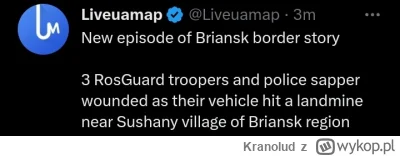 Kranolud - Podsumujmy straty Operacji Briańskiej ( ͡° ͜ʖ ͡°)

Ukraina:
- brak

Rosja:...