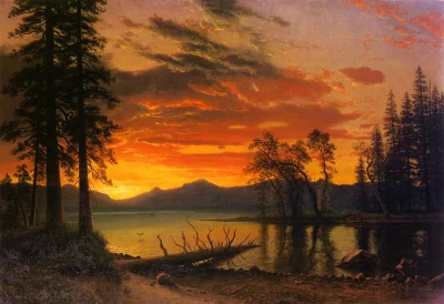 Corvus_Frugilagus - Albert Bierstadt – Zachód słońca nad rzeką

#corvusfrugilaguscont...