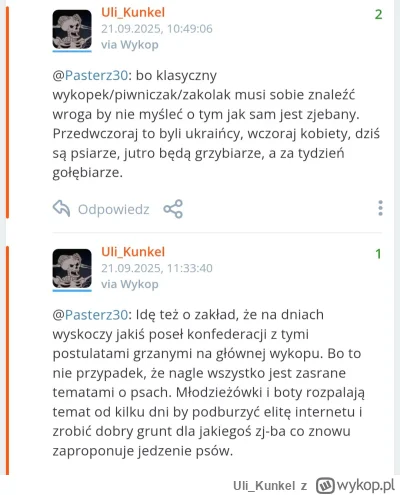 Uli_Kunkel - Jakoś miesiąc temu napisałem podobnie
