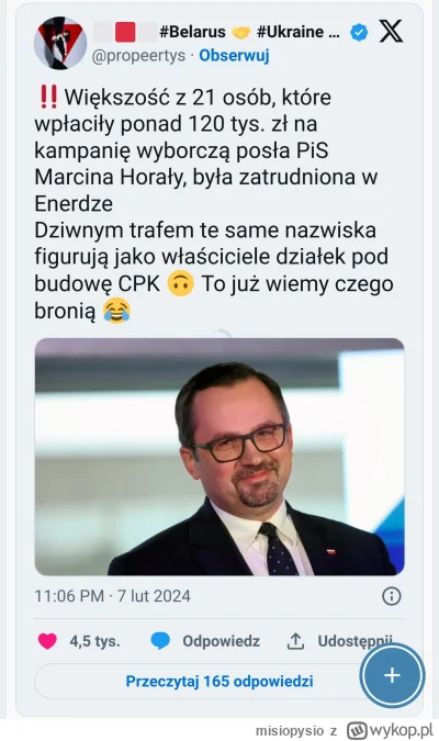 misiopysio - Nie no, nie trzeba robić audytu CPK, PiS by nas przecież nie wydymał.
ty...