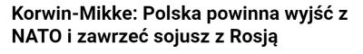 H.....a - No chyba, że prawdziwa opozycja wobec Polski -  to się zgodzę.