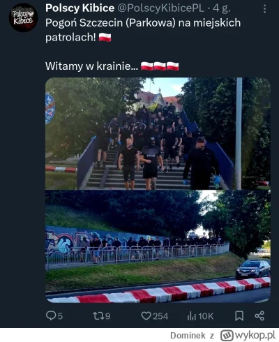 Dominek - Uwaga! Jakaś banda zamaskowanych typów chodzi po Szczecine, niewiadomo kim ...