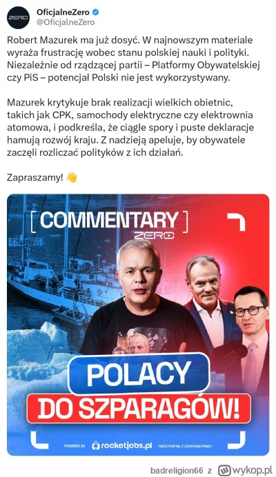 badreligion66 - #polityka #kanalzero 8 lat nie był taki wkurzony jak akurat teraz XD