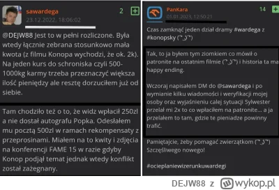 D.....8 - Wardęga 23 grudnia twierdzil, że przelał widzowi, który miał otrzymać autog...