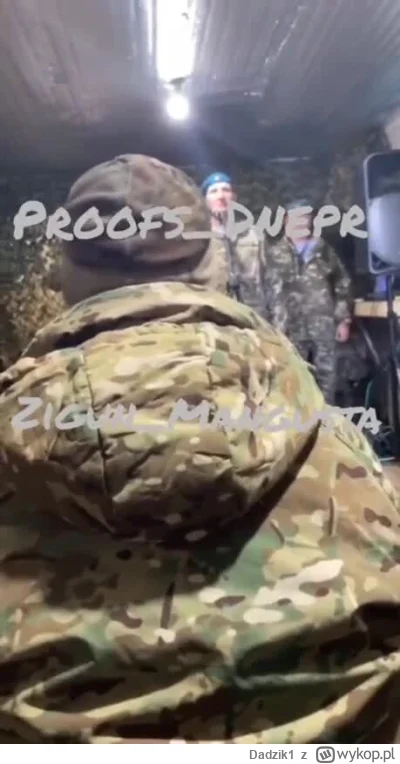 Dadzik1 - Piękny koncert ruskie mieli w baraku, niestety dron z ukrainy troche im prz...