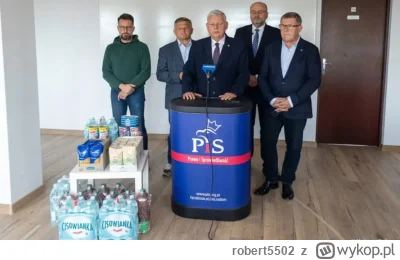 robert5502 - PiS pomaga. Zrobili konferencje. Mają kilka zgrzewek wody, cukier i papr...