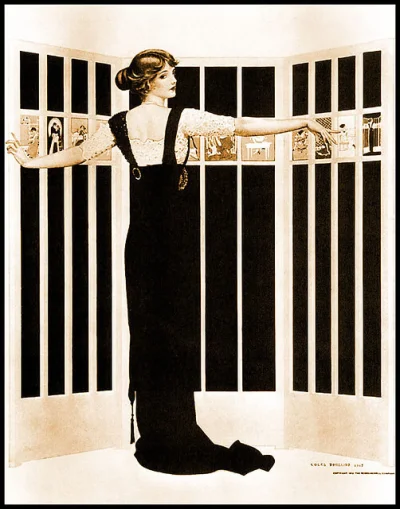 GARN - #sztuka #art #ilustracja autor: Clarence Coles Phillips - illustration from "A...