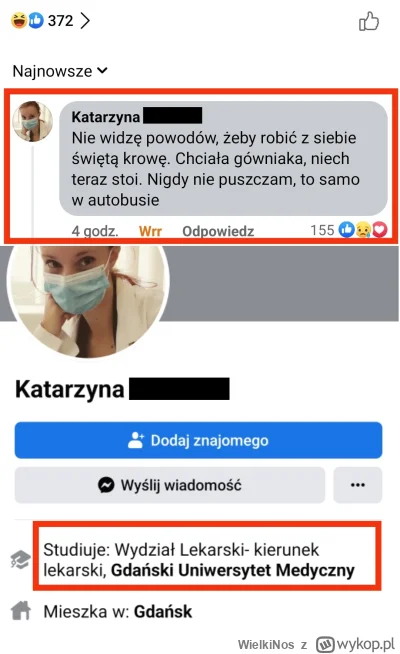 WielkiNos - I taka będzie nas w przyszłości leczyć. Jeszcze pewnie wybierze specjaliz...