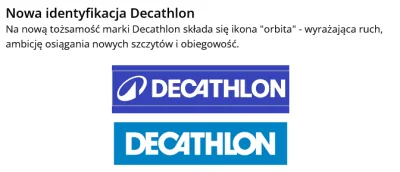 bartosz325 - #decathlon ma teraz nowe logo