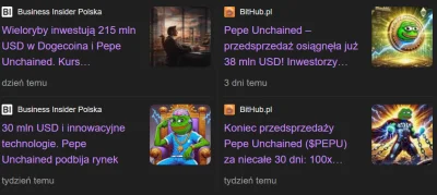 Balento - Media reklamują scamerski shitcoin o nazwie "PEPE Unchained", żenada 
#kryp...