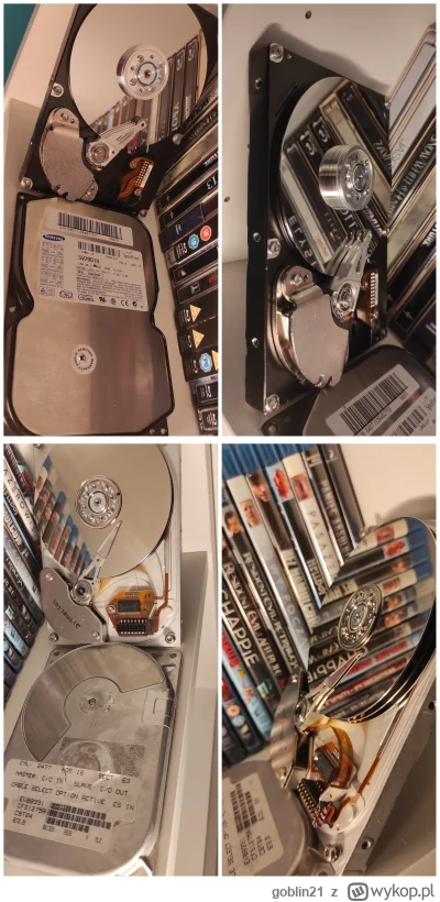 goblin21 - A rozmontowałem sobie dwa stare dyski twarde.
#technologia #hdd #komputery