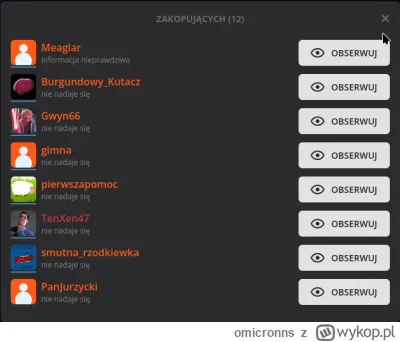 omicronns - Wymowne, raz na antenie TVP Czyż zabrał mikrofon, a teraz 12 wykopków chc...
