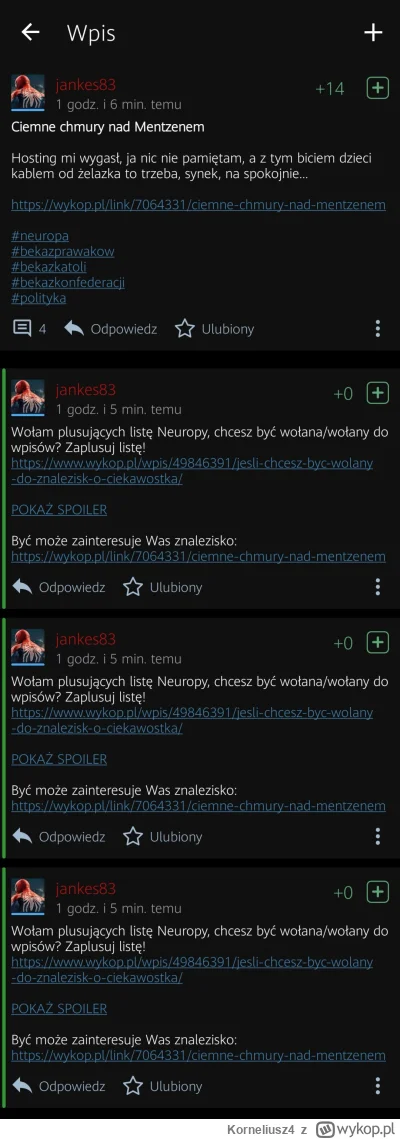 Korneliusz4 - Oczywiście bez wołanka się nie obeszło ;p